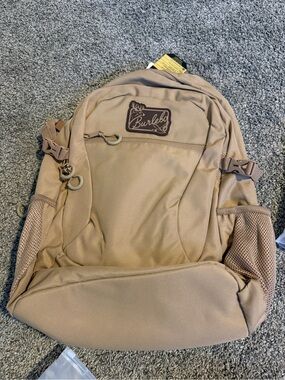 BURLEBO Coyote Tan Backpack and Lunchbox